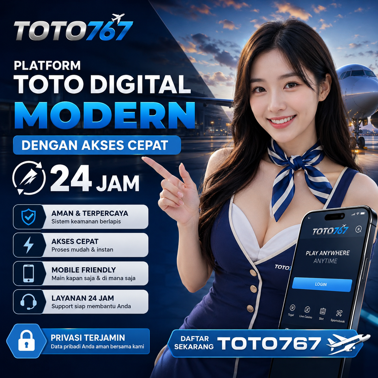 TOTO767 ✈️ Link Toto Online Gacor dengan Deposit Mudah dan Withdraw Instan