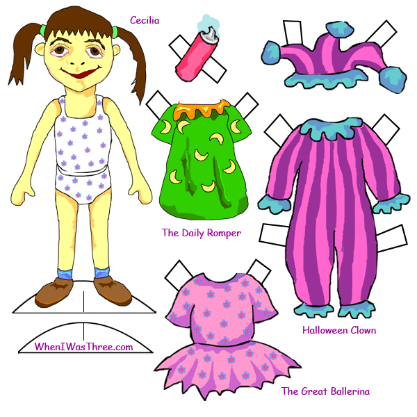 Paper Dolls: Cecilia